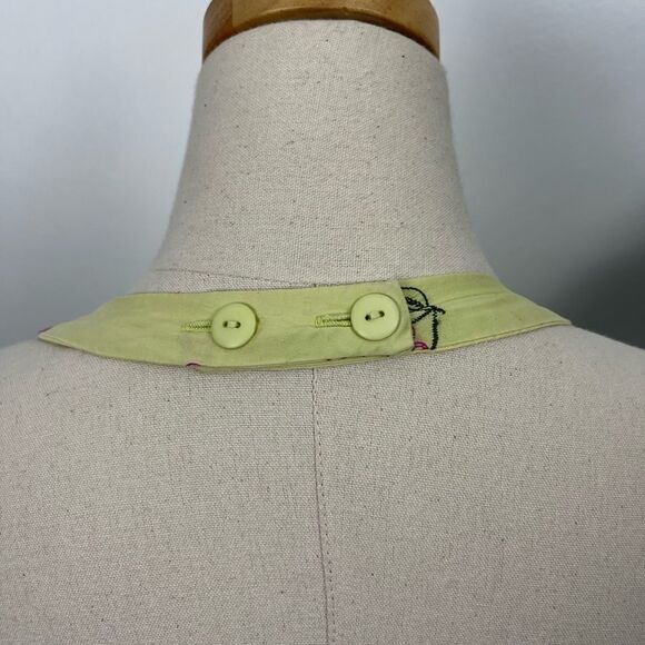 Vintage Embroidered Halter Cherry Dress - Picture 6 of 12